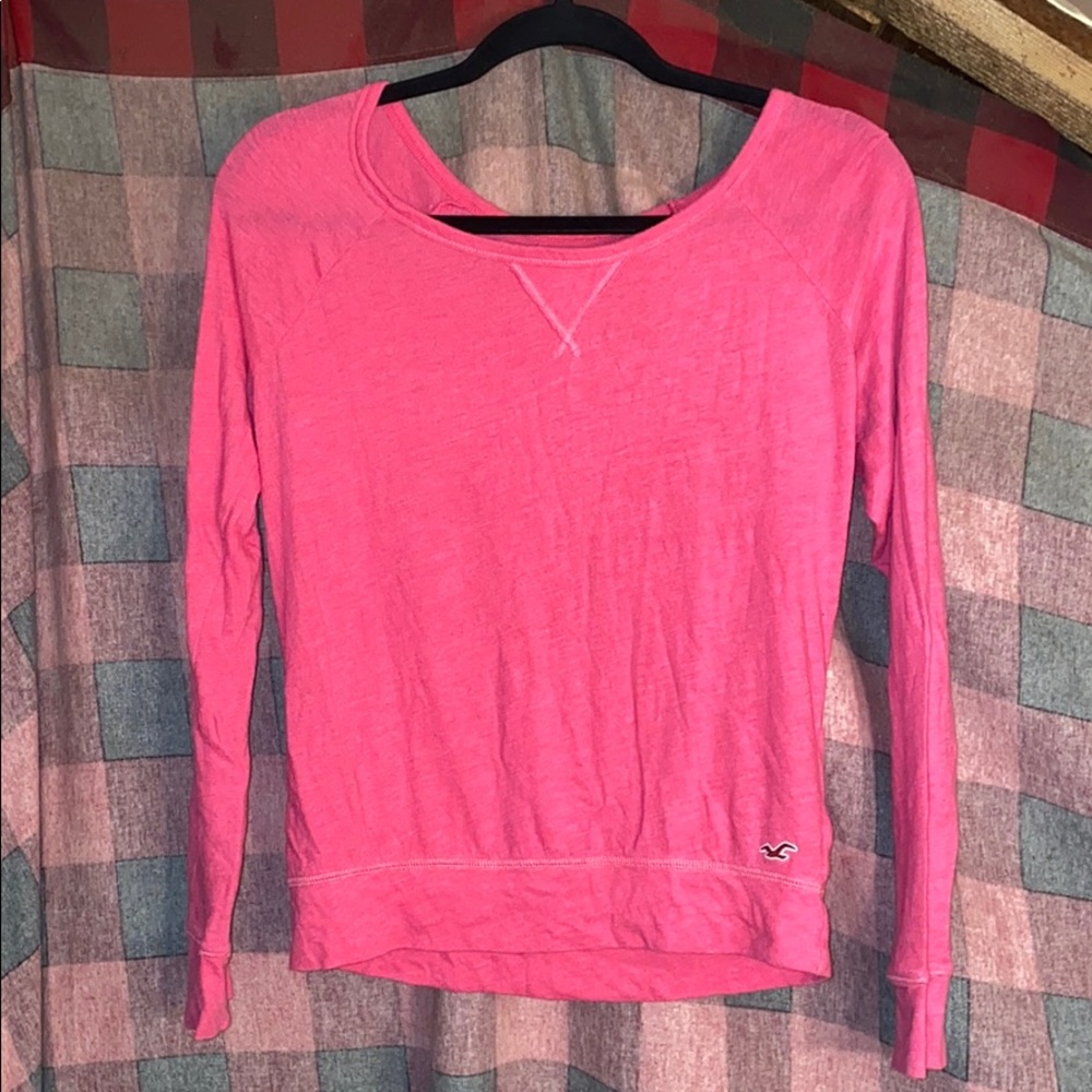 🌟Hot Pink Hollister Long Sleeve